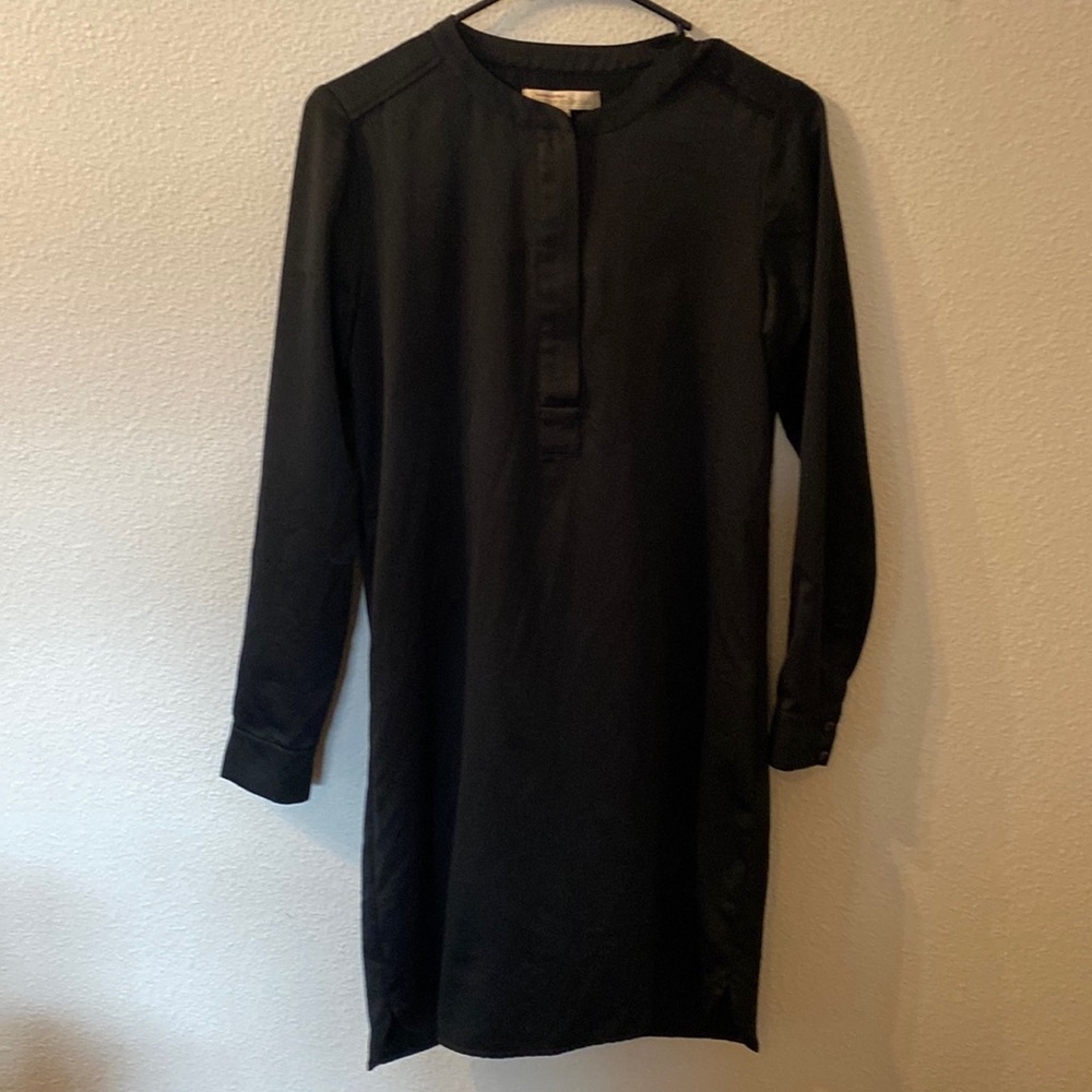 Banana Republic Heritage Collection long sleeve faux silk dress size 0